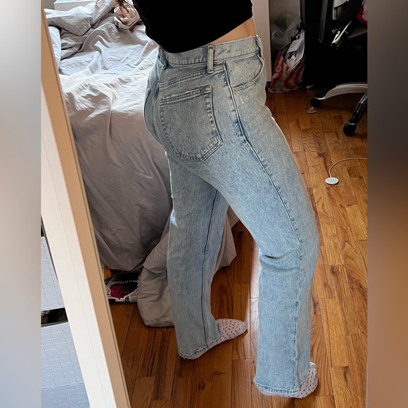 Abercrombie & Fitch Curve Love Ultra High Rise 90s Straight Jean size 8s - Picture 6 of 10